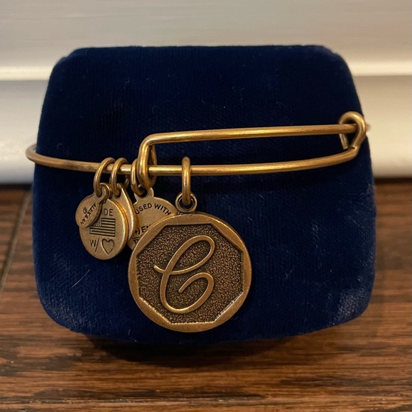 ALEX & ANI “C” Charm Bracelet - PreOwned - Picture 2 of 2